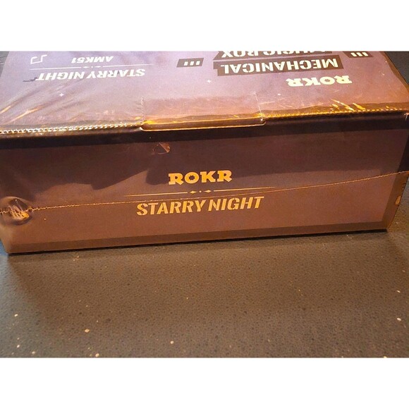 ROKR 3D Wooden Puzzle Mechanical Music Box Starry Night DIY Model Kit New Sealed - Picture 3 of 6